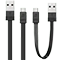 کابل تبدیل USB به MicroUSB ریمکس مدل RC-062m به طول 1 متر به همراه کابل 16 سانتی متری